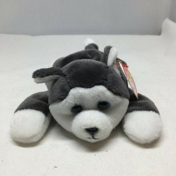 Ty Beanie Baby Nanook Dog Plush Stuffed Animal Retired W Tag November 21 1996 - Picture 2 of 10